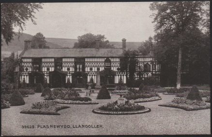 Plas Newydd Llangollen c.1918 Postcard