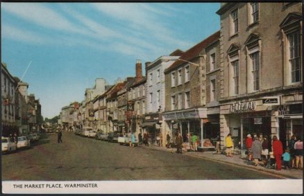 Warminster Market Place Postcard