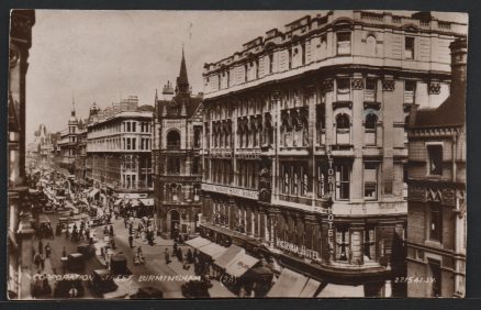 Birmingham Corporation St Valentine's Postcard