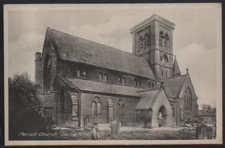 Castleford Parish Church Postcard