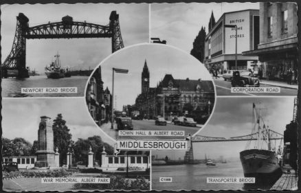 Middlesborough Albert & Newport Rd Postcard