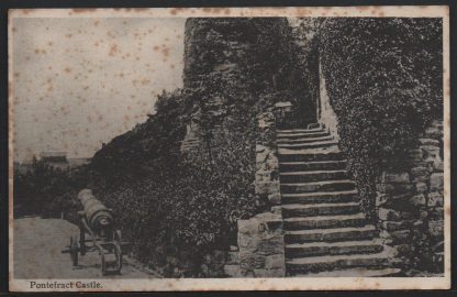 Pontefract Castle Yorks 1918 Postcard