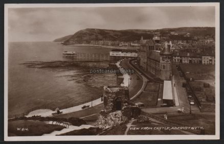 Aberystwyth Castle Real Photo Postcard