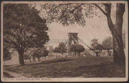 Clifton Suspension Bridge Bristol Postcard