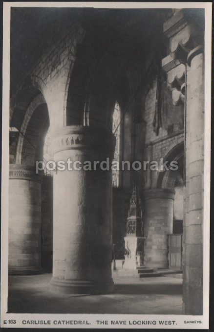 Carlisle Cathedral Local Publisher Postcard