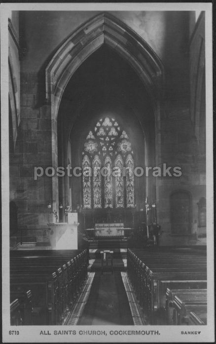 Cockermouth All Saints Church Postcard