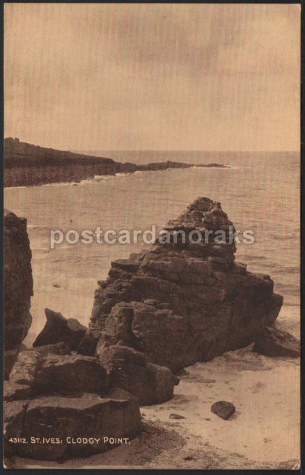 Clodgy Point St. Ives c.1914 Postcard