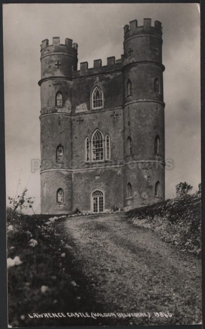 Lawrence Castle Exeter RPPC Postcard
