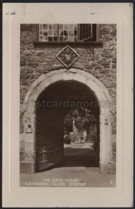 Exeter The Gate House 1935 Postcard