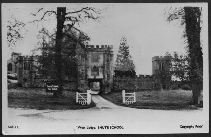Shute School West Lodge Frith's Postcard
