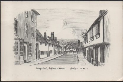 Saffron Waldon Bridge End Essex Postcard