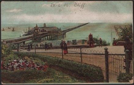 Southend Pier Essex 1906 Postcard