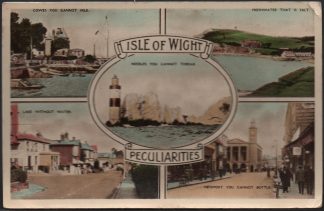Isle Of Wight Peculiarities 1936 Postcard