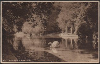Bonchurch Pond Postcard 1949 IOW
