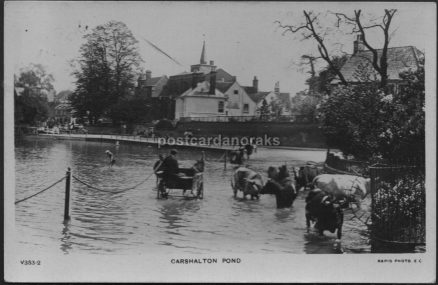 Carshalton Postcard Vintage 1911 RPPC