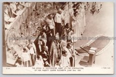 Queen Elizabeth Coronation 1953 Postcard RPPC Real Photo