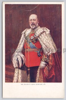 King Edward VII Formal Portrait Postcard