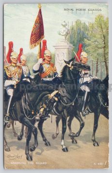 Royal Horse Guards 1957 Postcard