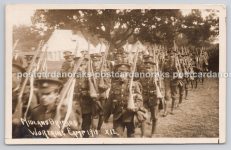 Postcard Midland Brigade Worthing Camp WW1 RPPC Sepia