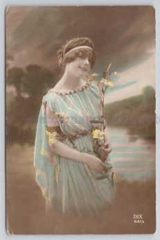 On Active Service Censored 1919 Postcard Dix