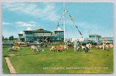 Ryde Bowling Green Postcard I.O.W.
