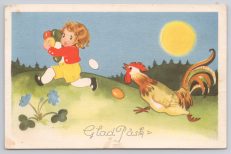 Finland Glad Pask Happy Easter Postcard