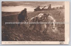 Postcard France Salon 1905 Horse Sepia