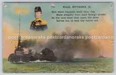 Postcard Rule Britannia Still More Majestic