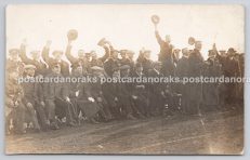 Postcard RPPC Military Personnel And Civilians