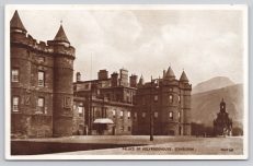 Edinburgh Holyroodhouse Fine Quality Sepia Postcard