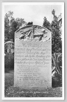 Postcard Bosham Church Tombstone RPPC Real Photo