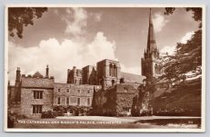 Chichester Cathedral RPPC Real PhotoPostcard