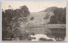 Postcard Swanbourne Lake Vintage 1930