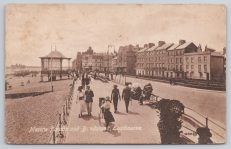 Eastbourne Bandstand Antique 1918 Postcard Valentine's