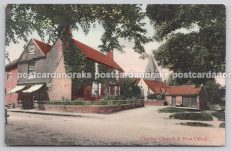 Chailey Church & Post Office Postcard 1906
