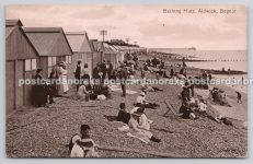 Aldwick Bognor Bathing Huts 1914 Postcard