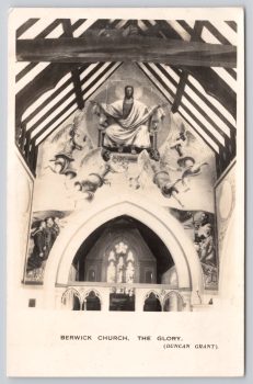 Postcard Berwick Church Duncan Grant RPPC