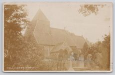 Hollington Church Sussex Vintage View Postcard