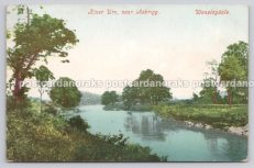 Askrigg Wensleydale River Ure 1908 Postcard