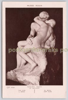 Rodin Auguste Le Baiser Postcard