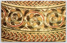 Woodchester Roman Pavement Glos Postcard