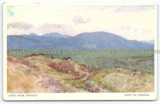 R.C. Goff Watercolour Assisi From Perugia Postcard