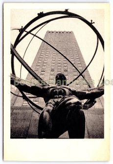 New York Rockefeller Center Postcard