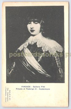 Firenze Galleria Pitti Sustermans Postcard