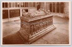 Windsor George Manners Tomb Postcard