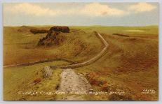 Cuddy's Crag Roman Wall Frith's Postcard