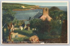 Isles Of Scilly Local Publisher Postcard