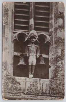 Wimborne Minster The Quarter Jack Postcard