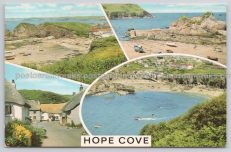 Hope Cove Devon Postcard