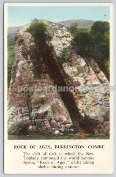 Burrington Combe Devon Postcard